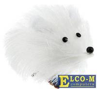 Украшение Winter Wings Ежик 19 см 1 шт белый полимер N069780