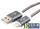 Кабель Cablexpert для Apple CC-G-APUSB02Gy-0.5M, AM/Lightning, серия Gold, длина 0.5м, титан, блистер