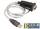 Кабель-адаптер USB AM - COM DB9M(RS232) Orient USS-101N18, chipset Prolific PL2303TA,