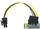 Переходник питания для PCI-Ex видеокарт Molex 4pin (M) - 6pin ORIENT C511