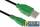 Кабель microUSB 1м Green Connection GCR-UA1MCB1-BB2S-1.0m круглый черный/зеленый