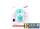 Мышь Genius NX-7010, беспроводная 2,4ГГц, 1200dp, Turquoise