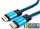 Кабель HDMI Cablexpert, серия Gold, 7,5 м, v1.4, M/M, синий, позол.разъемы, алюминиевый корпус, нейлоновая оплетка, коробка