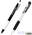 Ручка шариковая масляная автоматическая BRAUBERG BLACK&WHITE Blank 142660 синий 0.35 мм