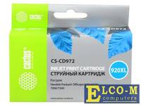Картридж Cactus CS-CD972 №920XL для HP Officejet 6000/6500/7000/7500 синий