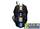 Мышь игровая RITMIX ROM-380SC Black, метал. корпус, USB, dpi 3200, 4 цвета Светодиодная подсветка, железн. утяжелители