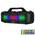 Колонки Sven PS-480, черный, (2.0, мощность 2x12 Вт (RMS), Bluetooth, FM, USB, microSD, LED-дисплей, встроенный аккумулятор)