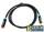 Кабель удлинитель 0.5м Vention 3.5 Jack (M) - 3.5 Jack (F) тканевая оплётка VAB-B06-B050-M